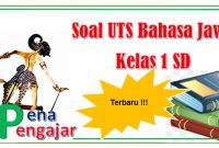 soal uts jawa kelas 1 semester 2