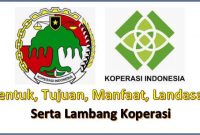 bentuk koperasi, fungsi, manfaat, landasan, asas, tujuan dan fungsi koperasi di Indonesia